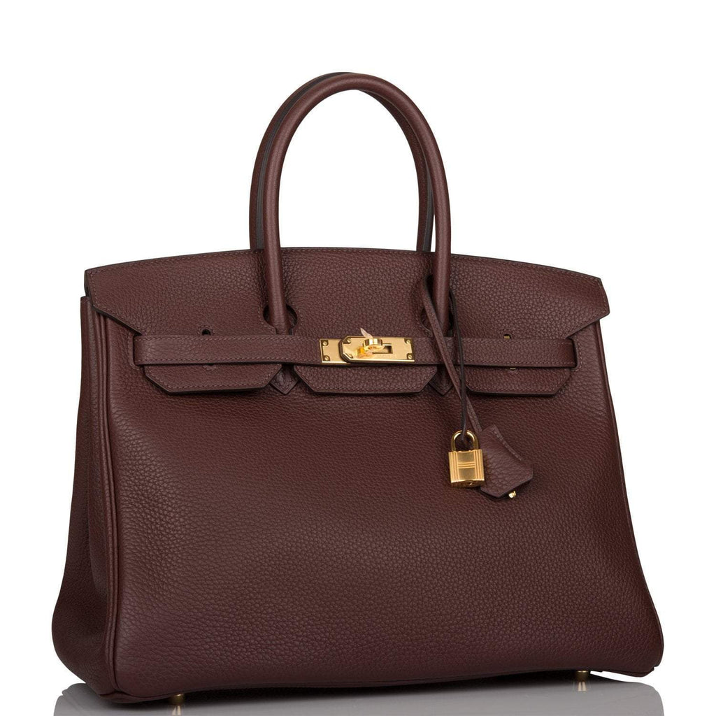 Hermes Birkin 35 Havane Clemence Gold Hardware - Exclusu