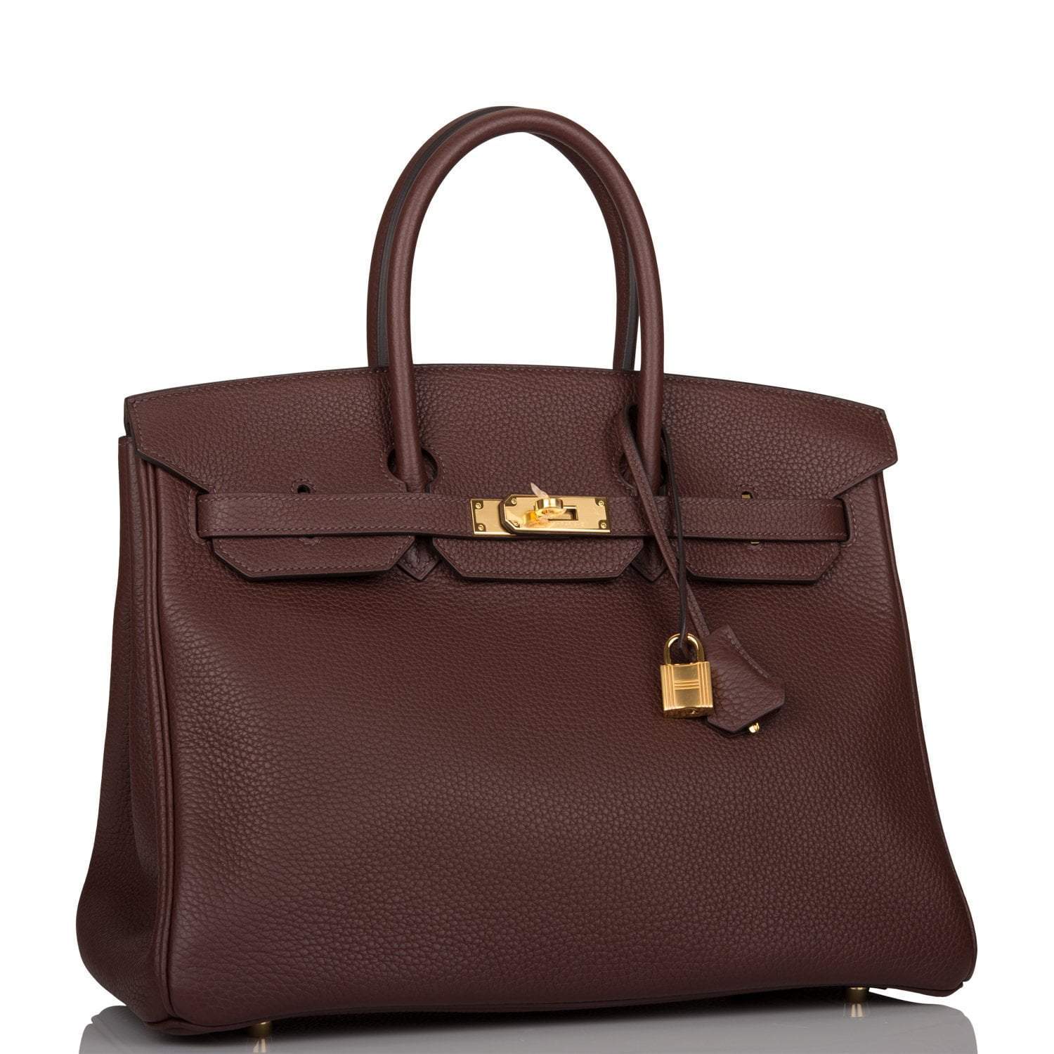 Hermes Birkin 35 Havane Clemence Gold Hardware - Exclusu