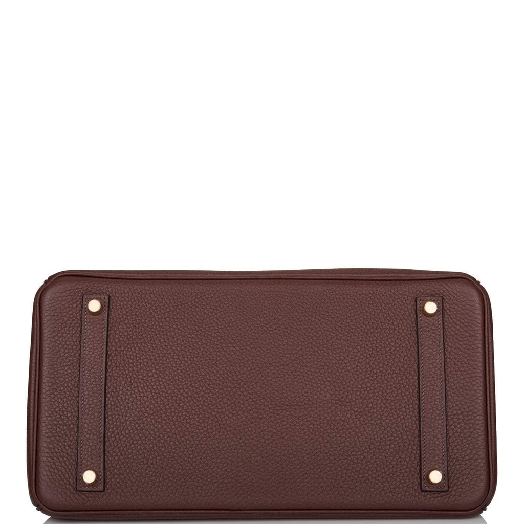 Hermes Birkin 35 Havane Clemence Gold Hardware - Exclusu