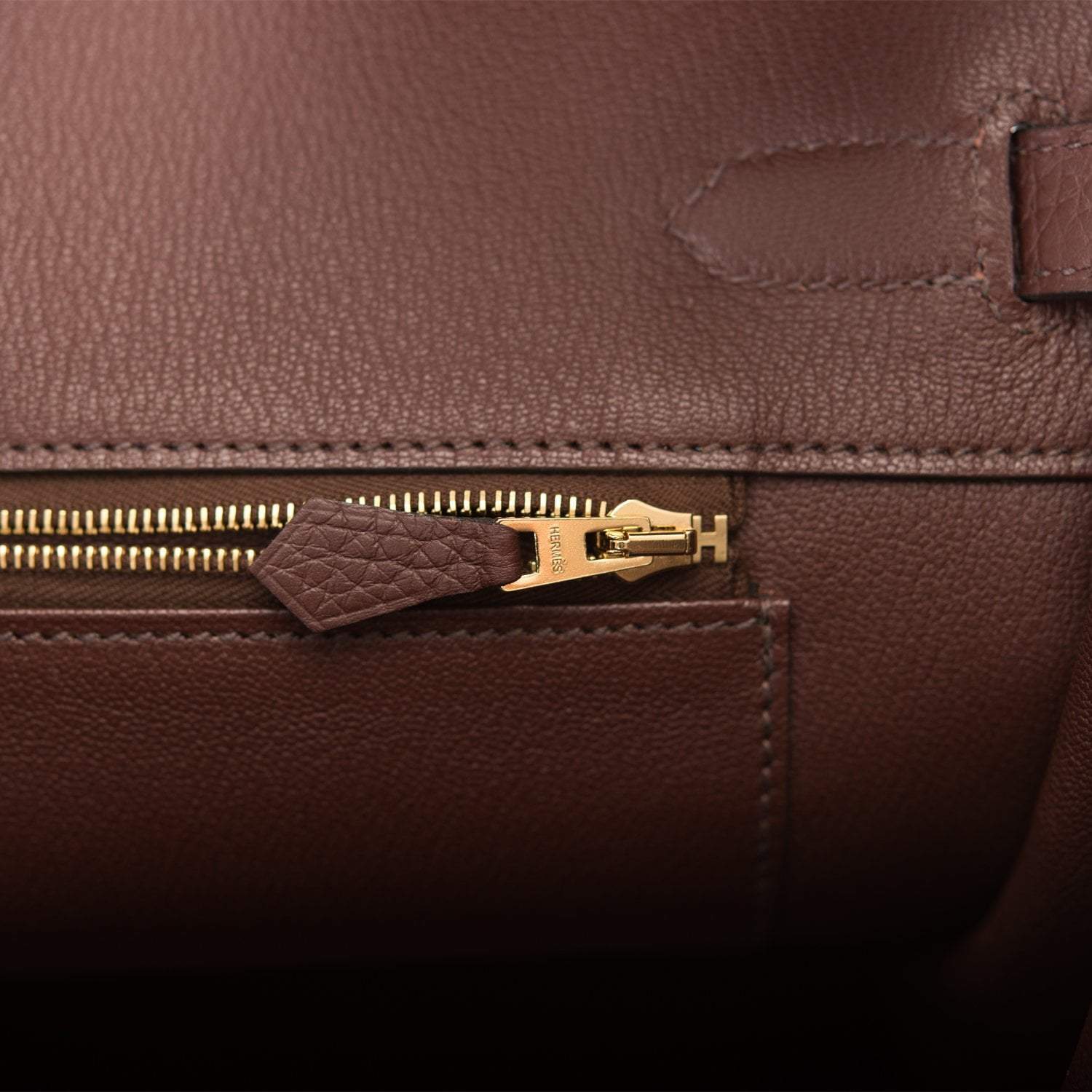 Hermes Birkin 35 Havane Clemence Gold Hardware - Exclusu