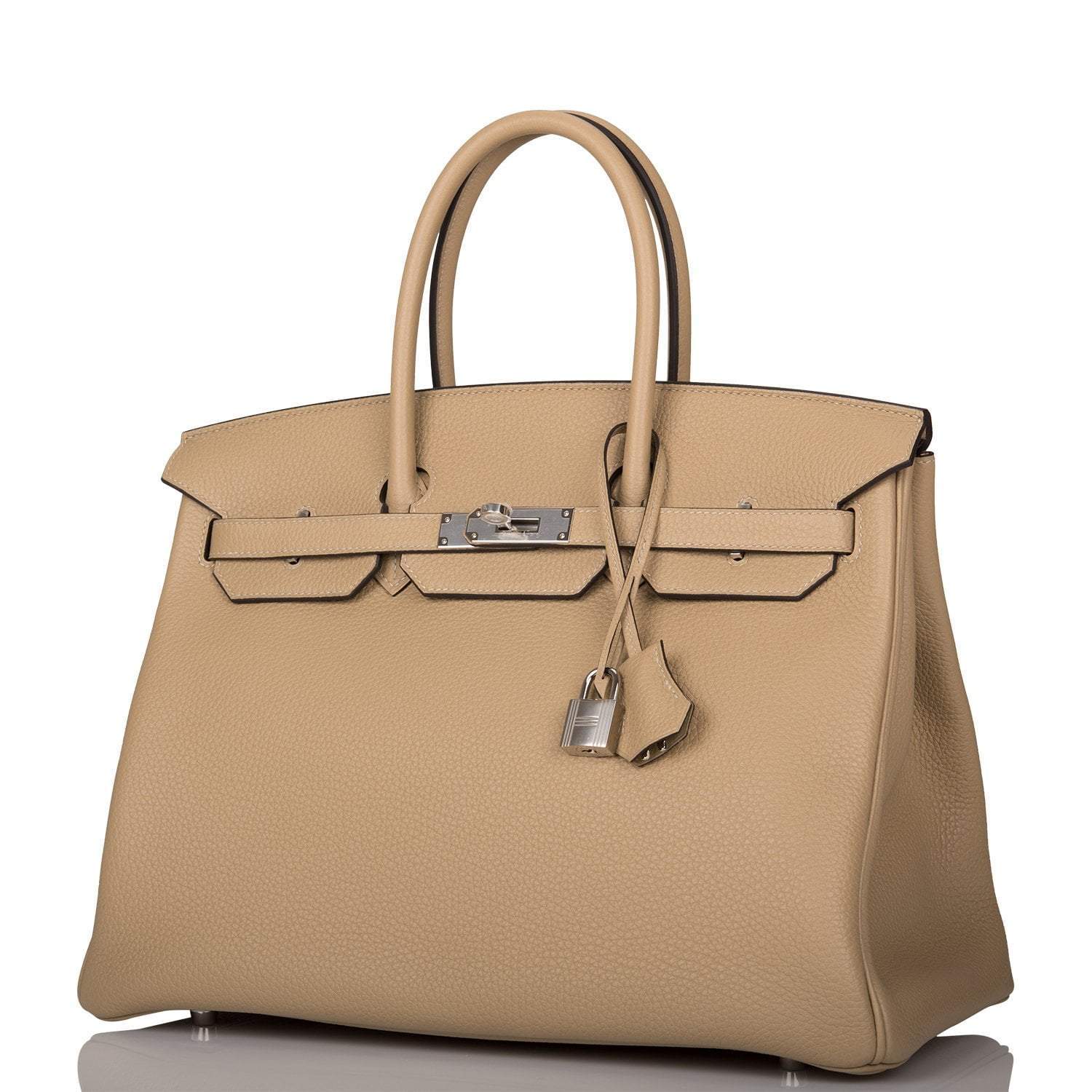 Hermes Birkin 35 Trench Clemence Palladium Hardware - Exclusu