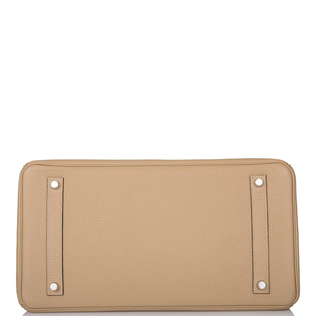 Hermes Birkin 35 Trench Clemence Palladium Hardware - Exclusu