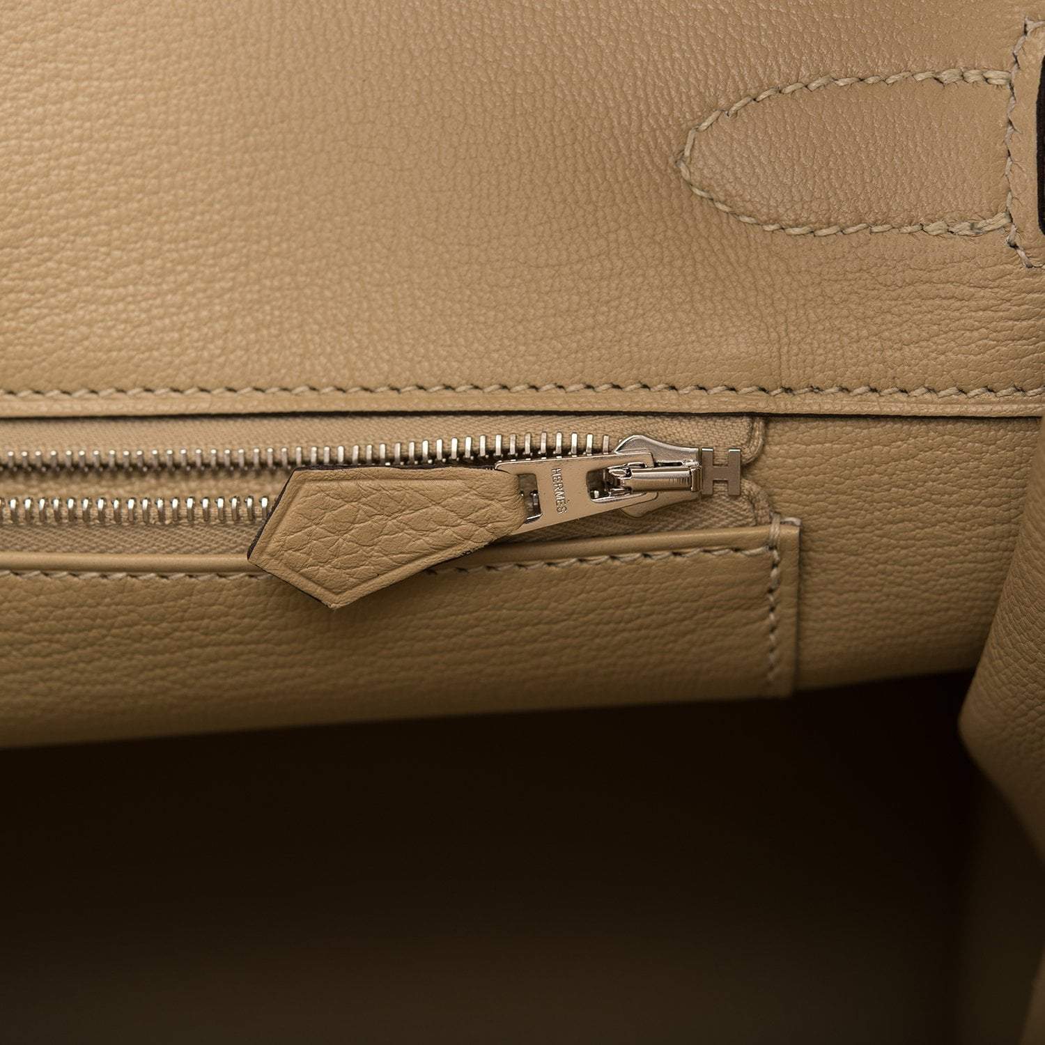 Hermes Birkin 35 Trench Clemence Palladium Hardware - Exclusu