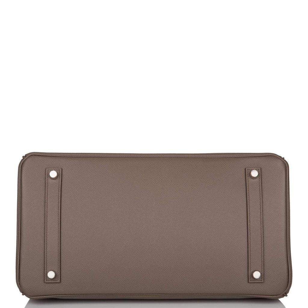 Hermes Birkin 35cm Etain Epsom Palladium Hardware - Exclusu
