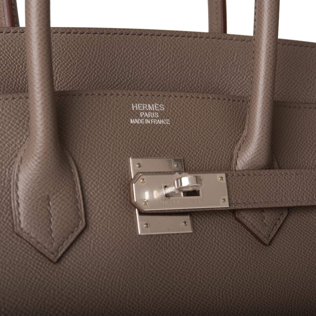 Hermes Birkin 35cm Etain Epsom Palladium Hardware - Exclusu
