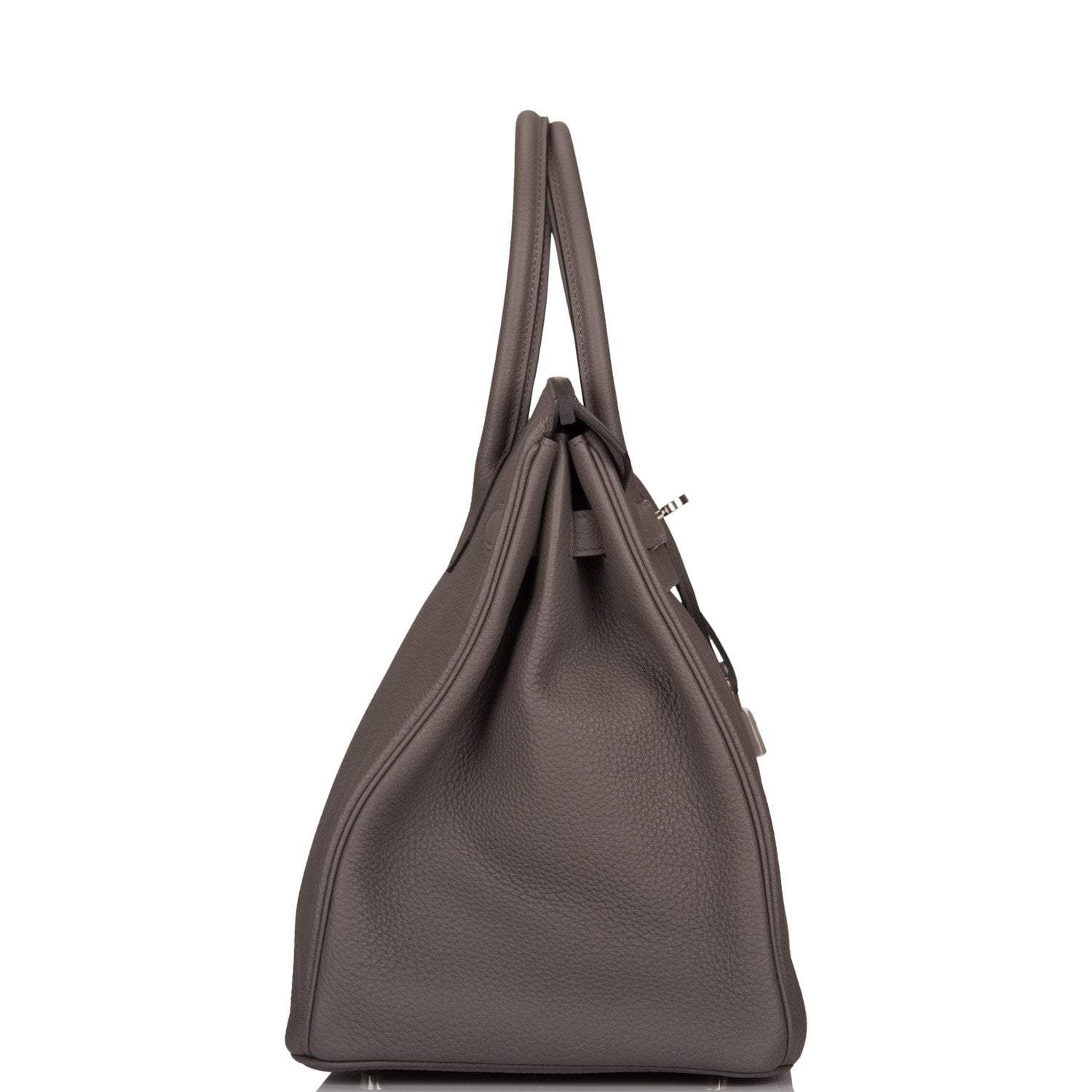 Hermes Birkin 35cm Etain Togo Palladium Hardware - Exclusu
