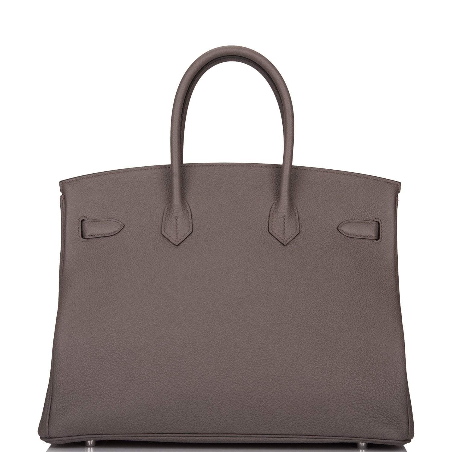Hermes Birkin 35cm Etain Togo Palladium Hardware - Exclusu