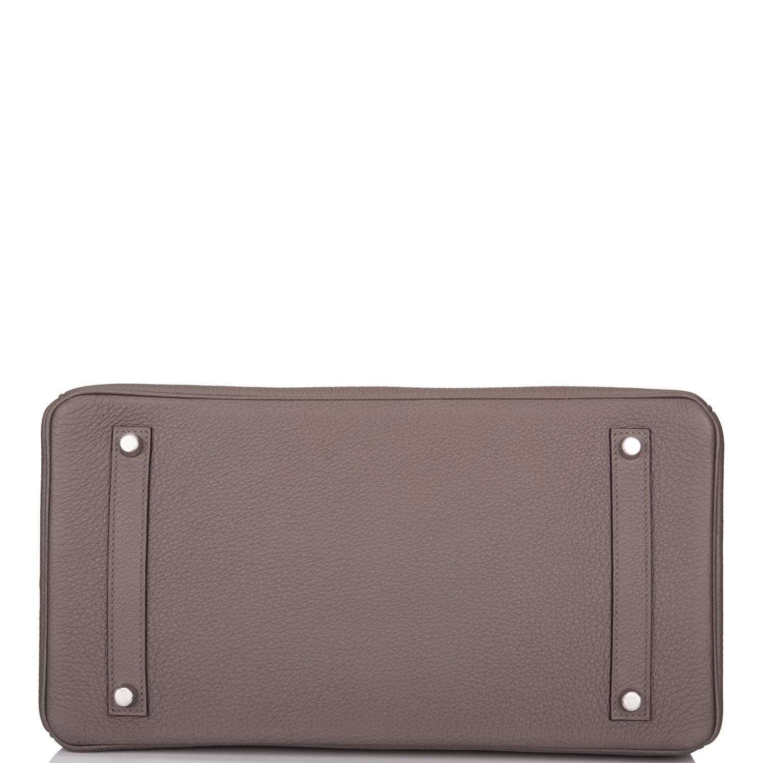 Hermes Birkin 35cm Etain Togo Palladium Hardware - Exclusu