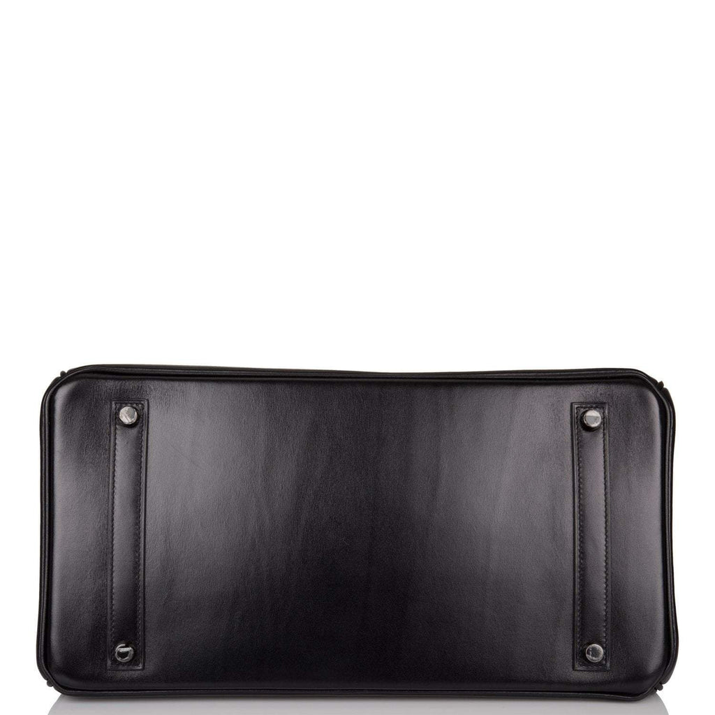 Hermes Birkin 35cm  SO Black Box Black Hardware - Exclusu