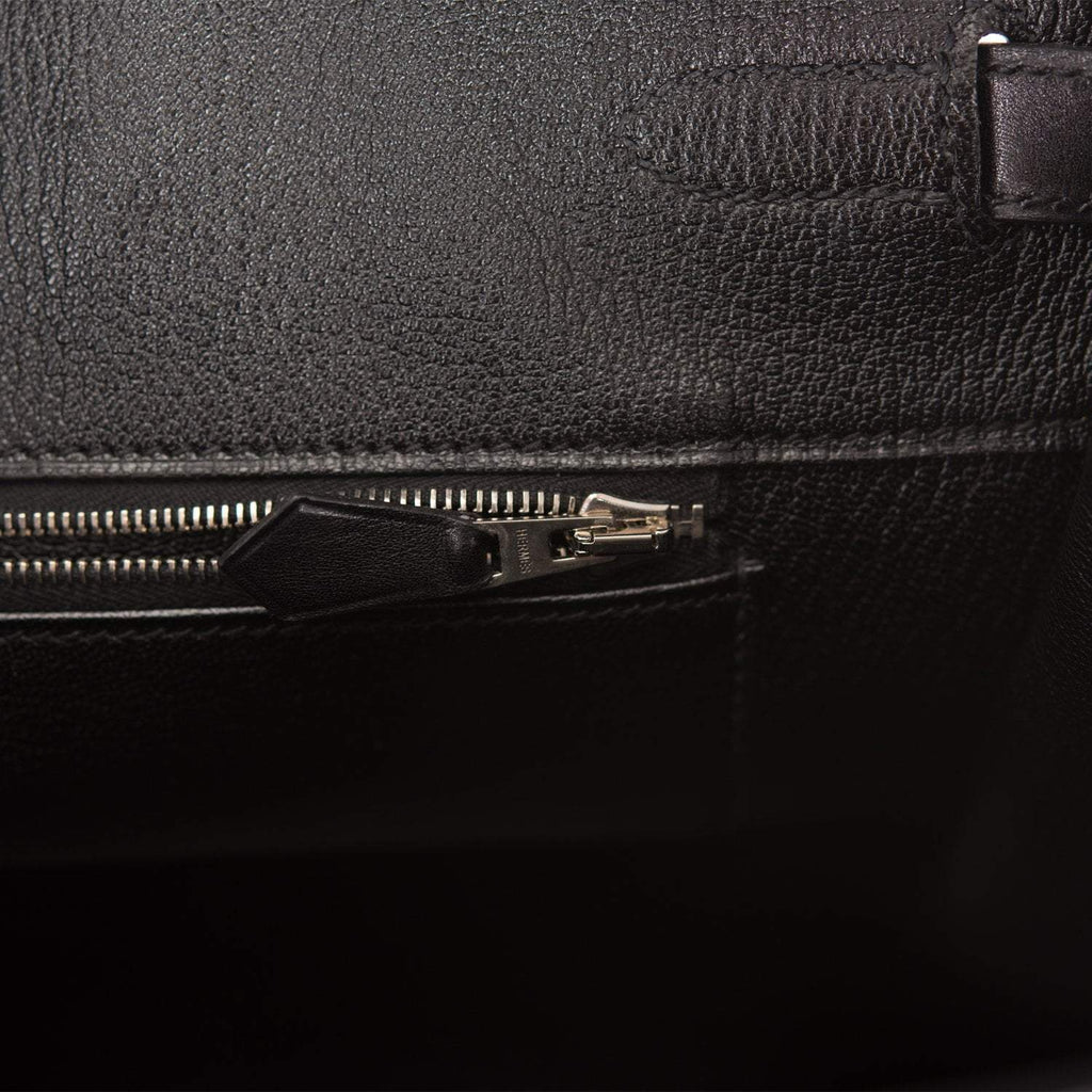 Hermes Birkin 35cm  SO Black Box Black Hardware - Exclusu