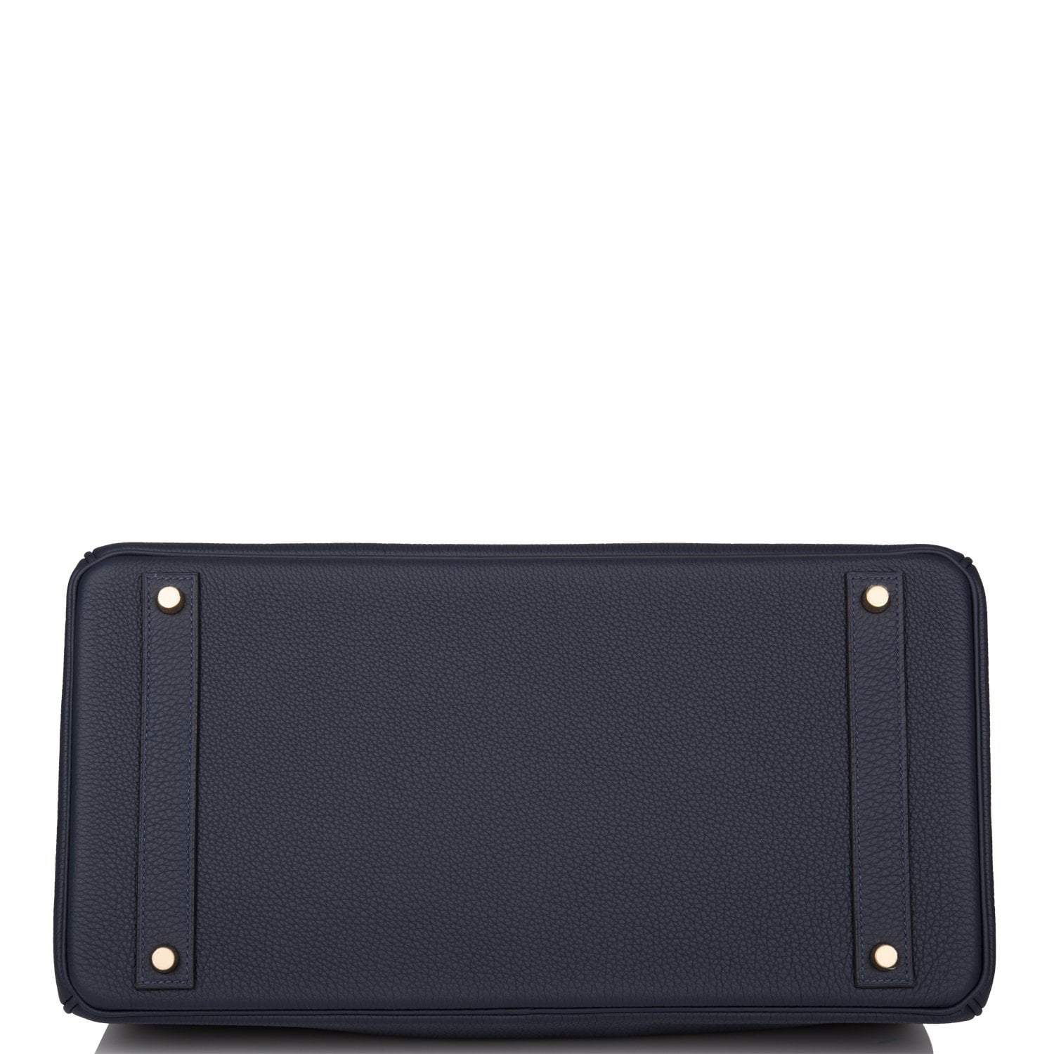 Hermes Birkin 40 Bleu Nuit Togo Gold Hardware - Exclusu