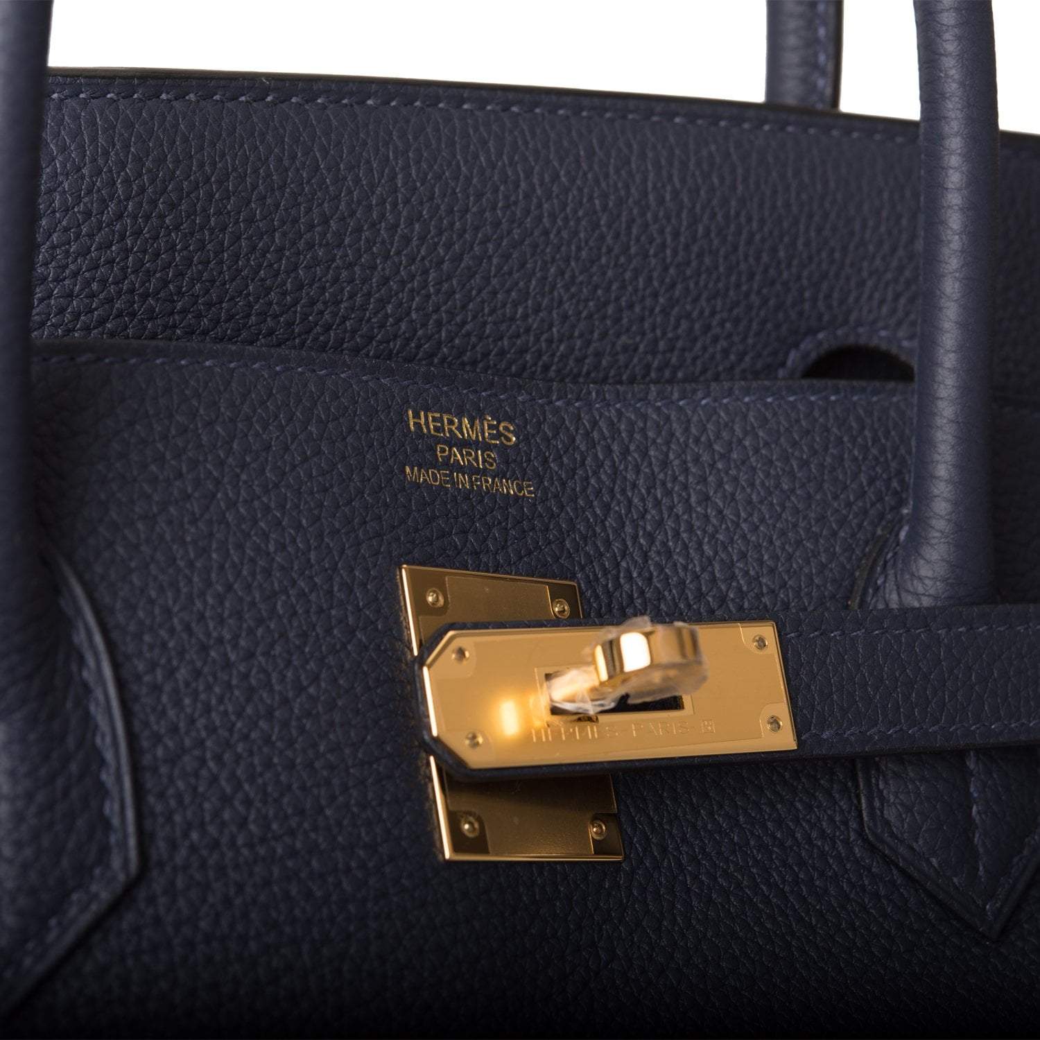Hermes Birkin 40 Bleu Nuit Togo Gold Hardware - Exclusu