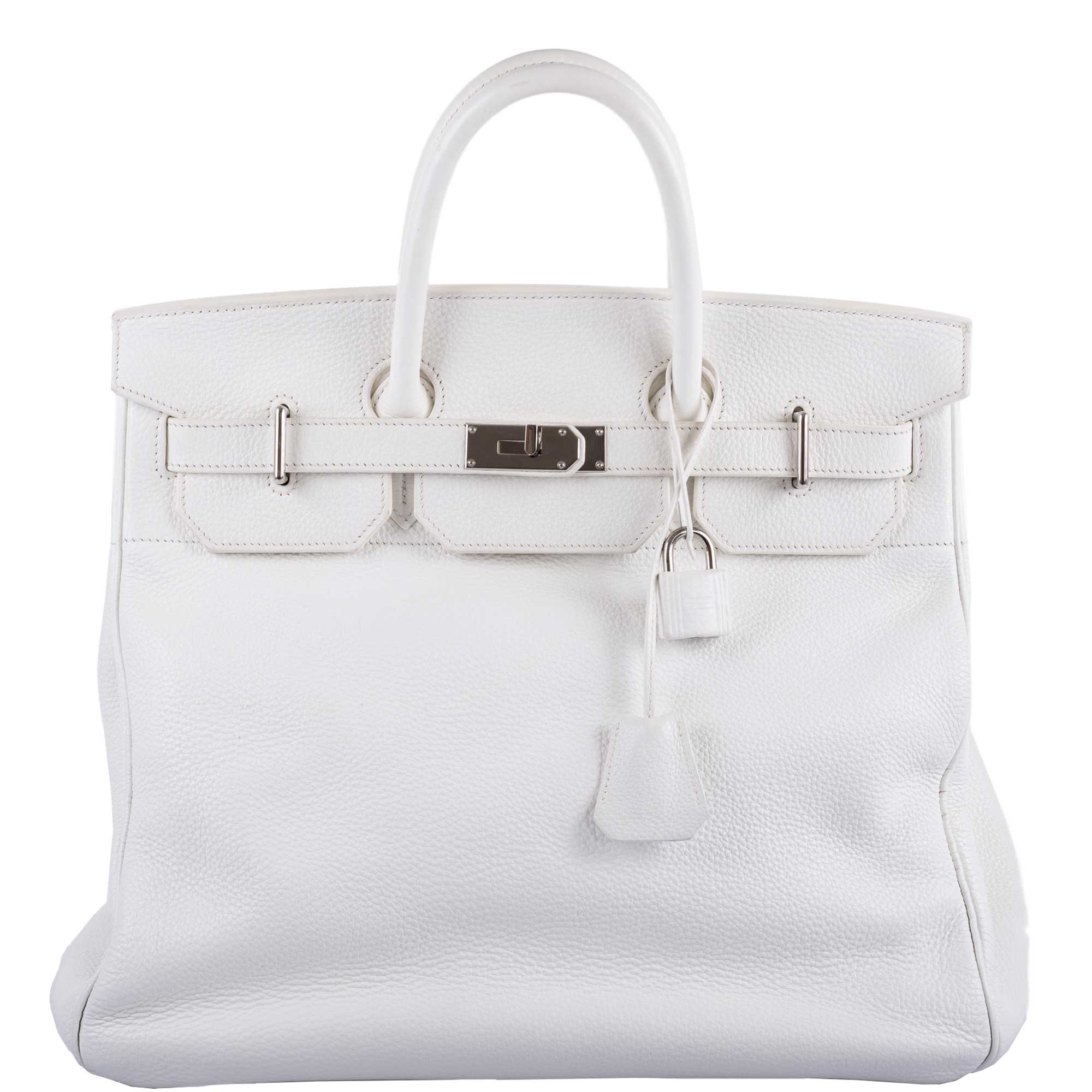 Hermes Birkin 40 HAC White Togo Palladium Hardware - Exclusu