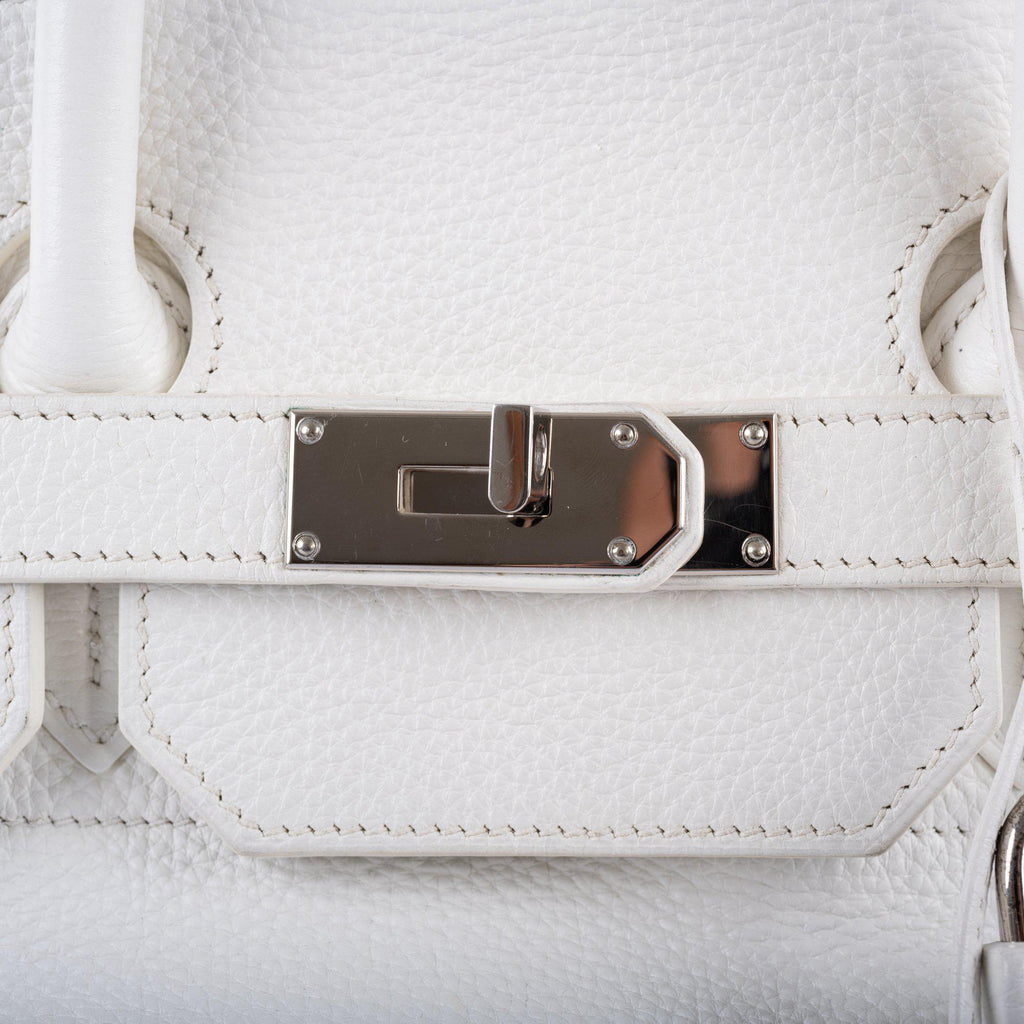 Hermes Birkin 40 HAC White Togo Palladium Hardware - Exclusu
