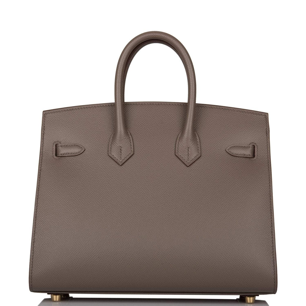Hermes Birkin Sellier 25 Etain Epsom Gold Hardware - Exclusu