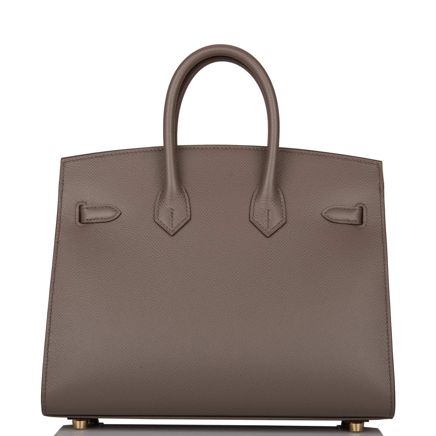 Hermes Birkin Sellier 25 Etain Epsom Gold Hardware - Exclusu