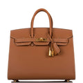 Hermes Birkin Sellier 25 Gold Veau Madame Gold Hardware - Exclusu
