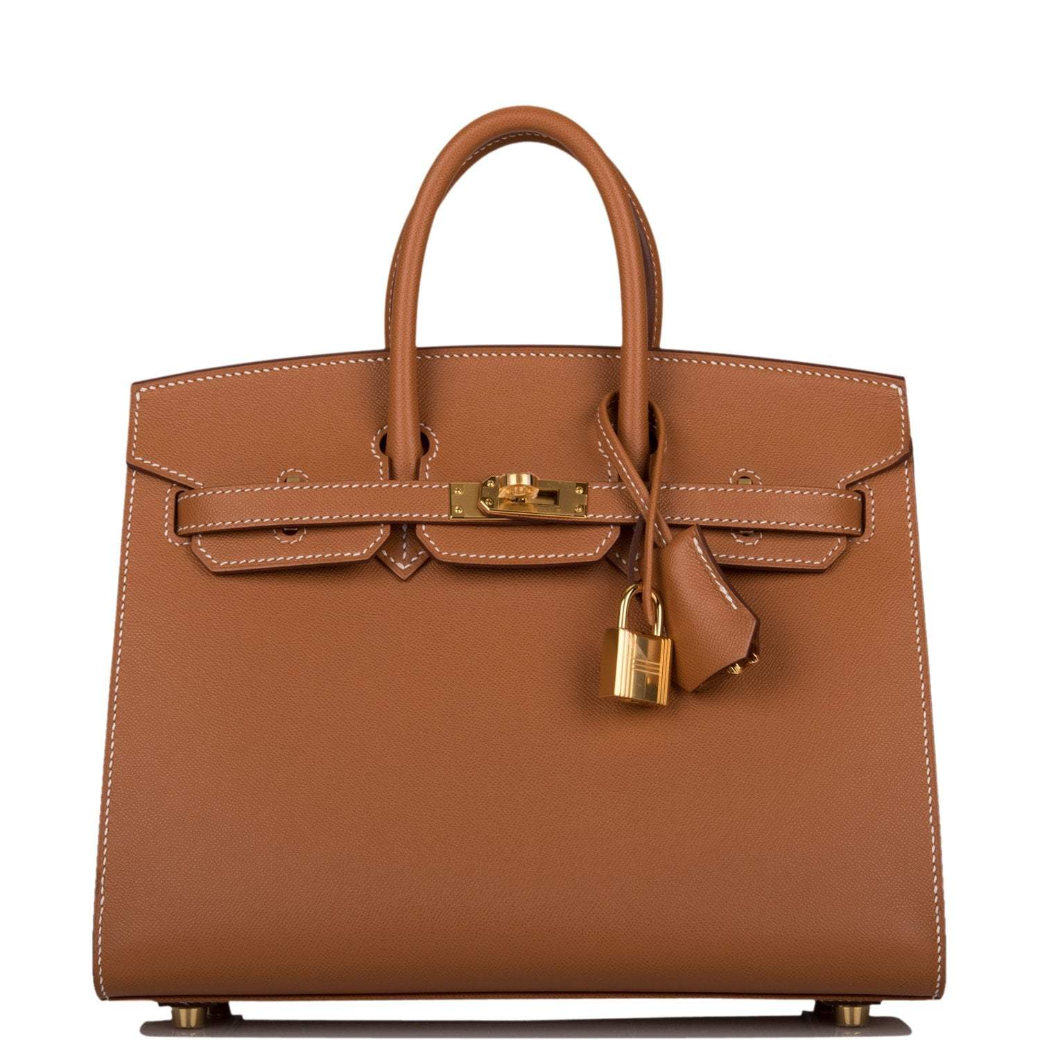 Hermes Birkin Sellier 25 Gold Veau Madame Gold Hardware - Exclusu