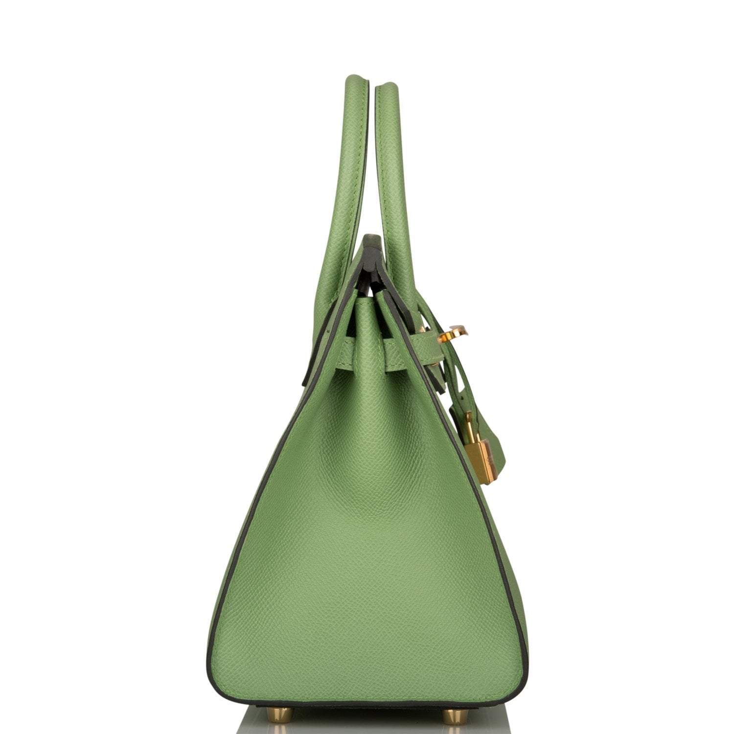 Hermes Birkin Sellier 25 Vert Criquet Epsom Gold Hardware - Exclusu