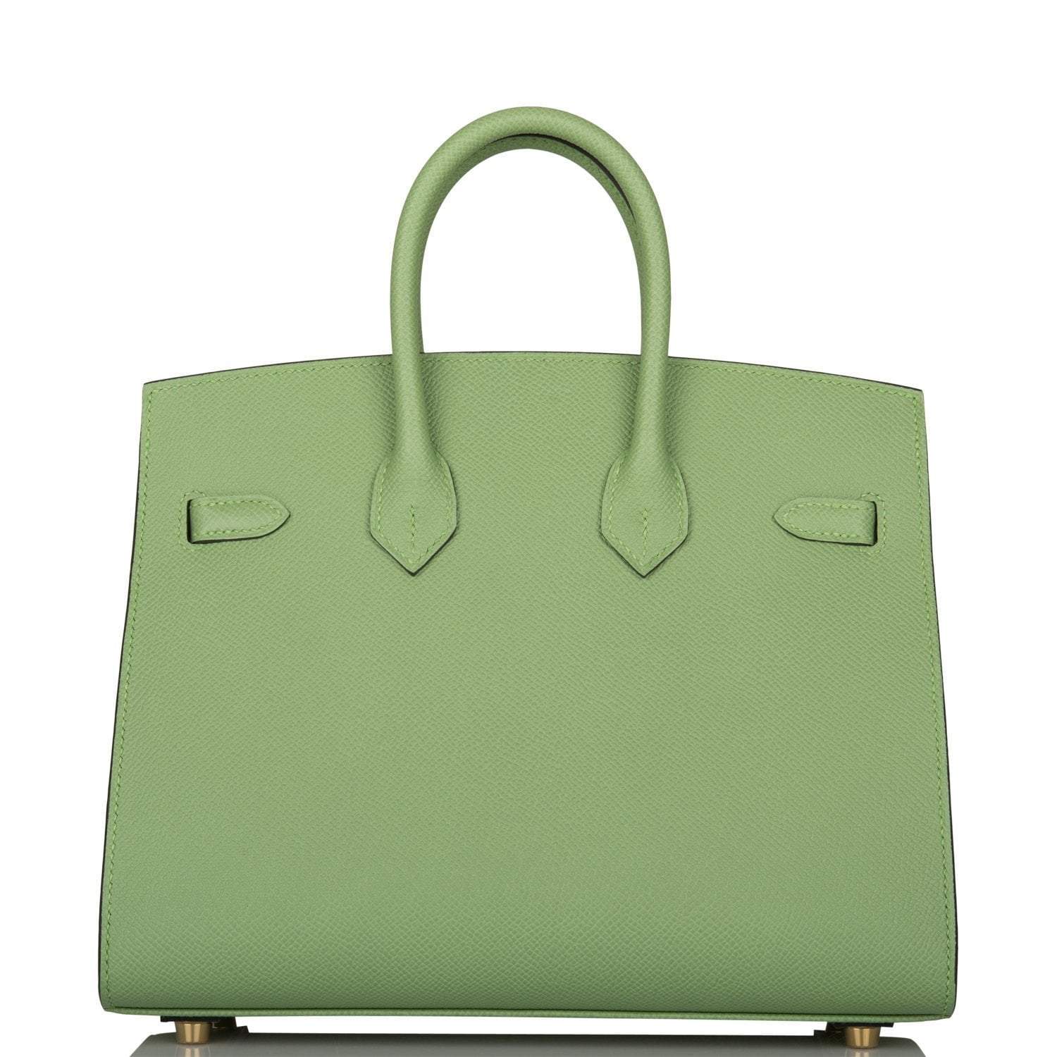 Hermes Birkin Sellier 25 Vert Criquet Epsom Gold Hardware - Exclusu