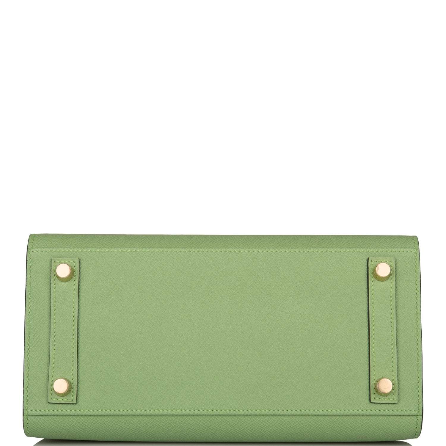 Hermes Birkin Sellier 25 Vert Criquet Epsom Gold Hardware - Exclusu