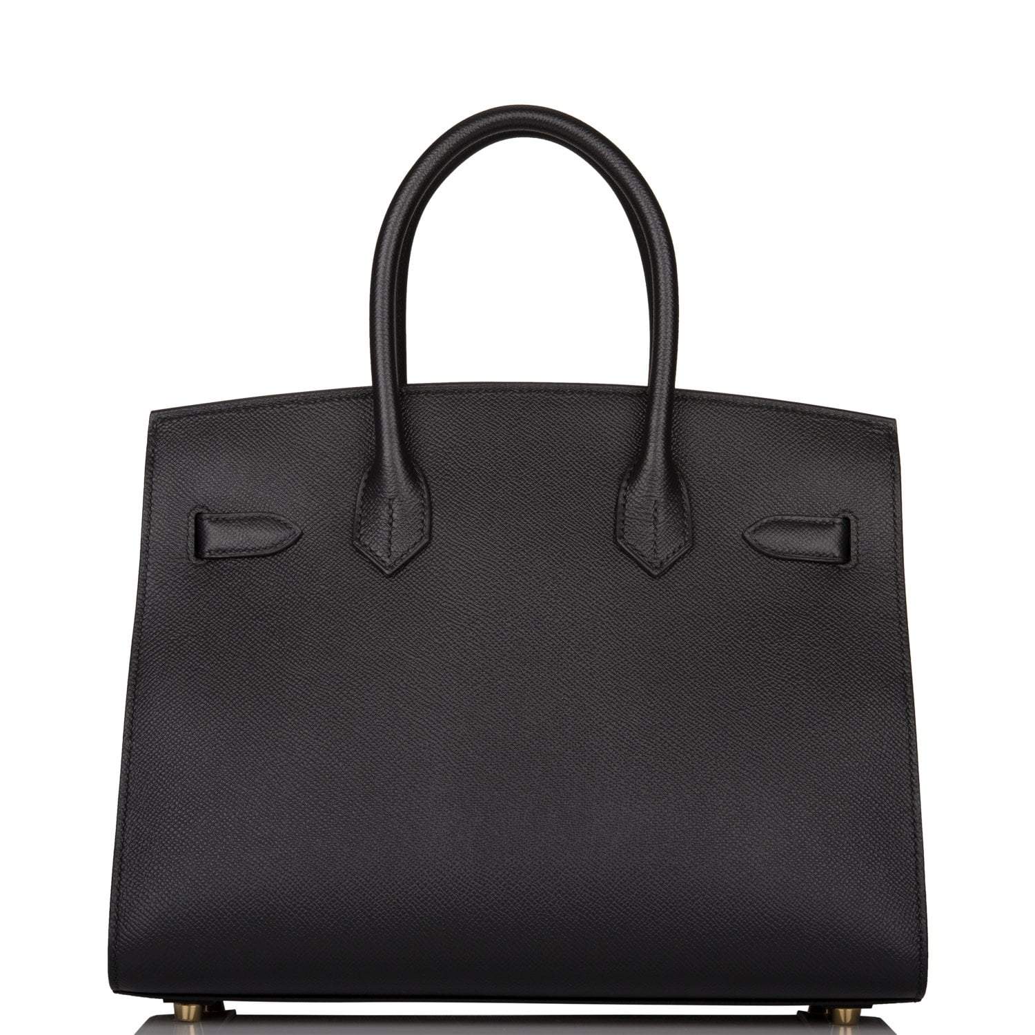 Hermes Birkin Sellier 30 Black Epsom Gold Hardware - Exclusu
