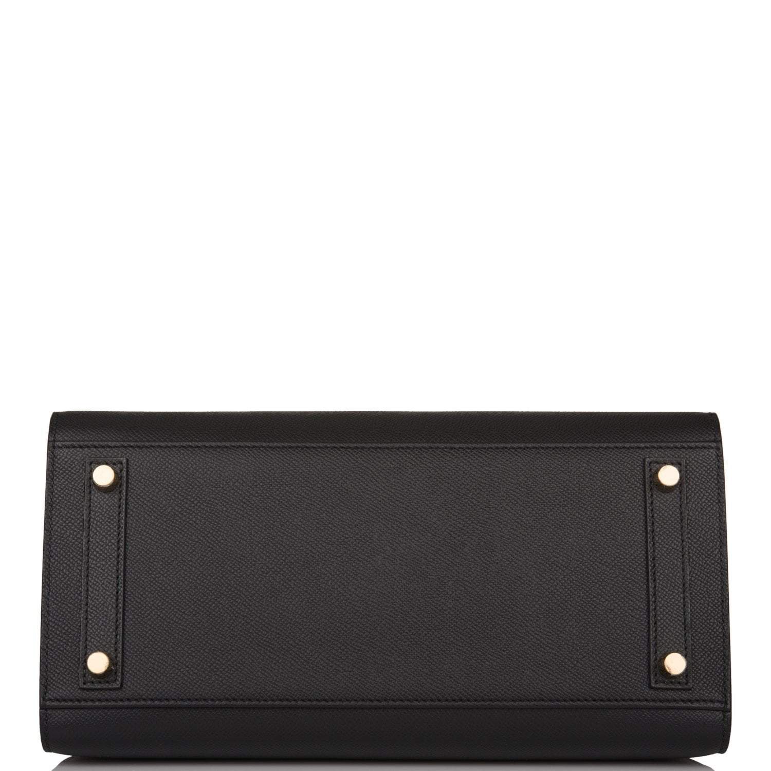 Hermes Birkin Sellier 30 Black Epsom Gold Hardware - Exclusu