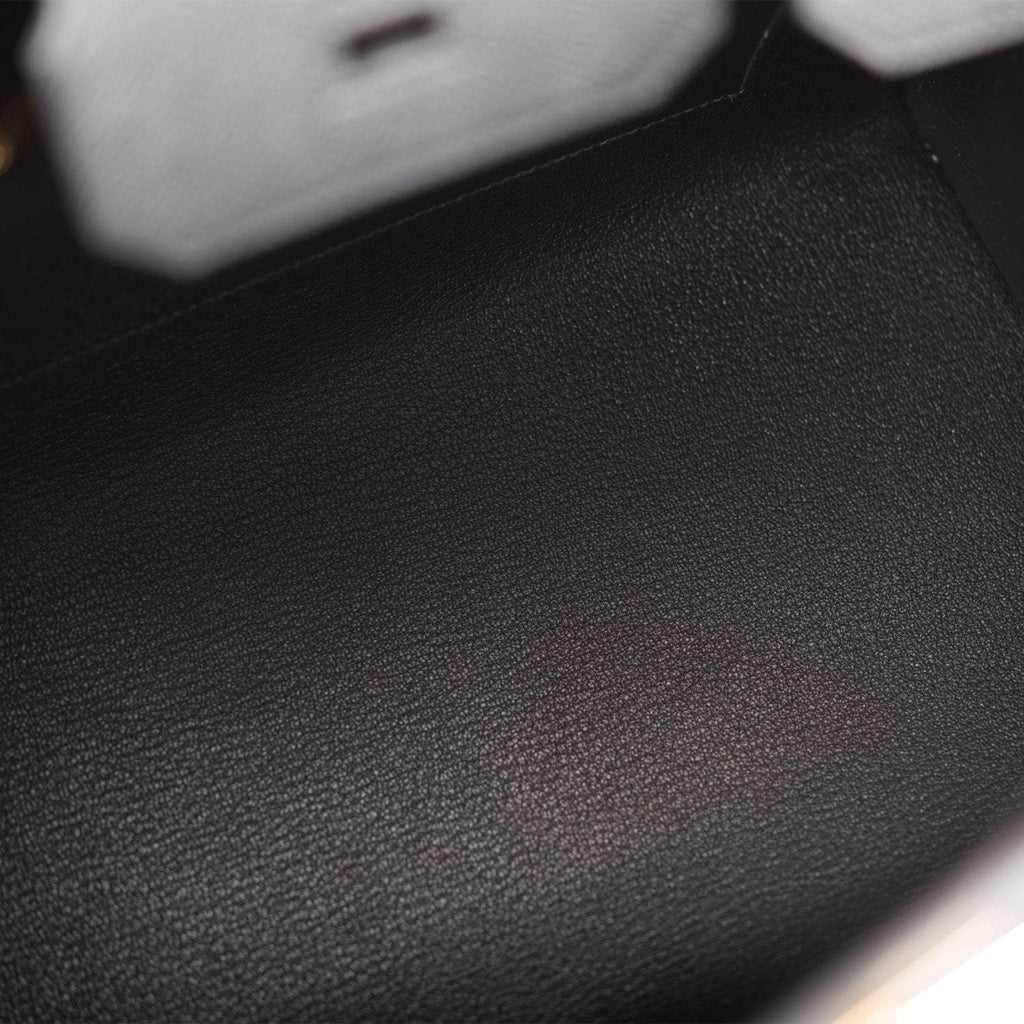 Hermes Birkin Sellier 30 Black Epsom Gold Hardware - Exclusu