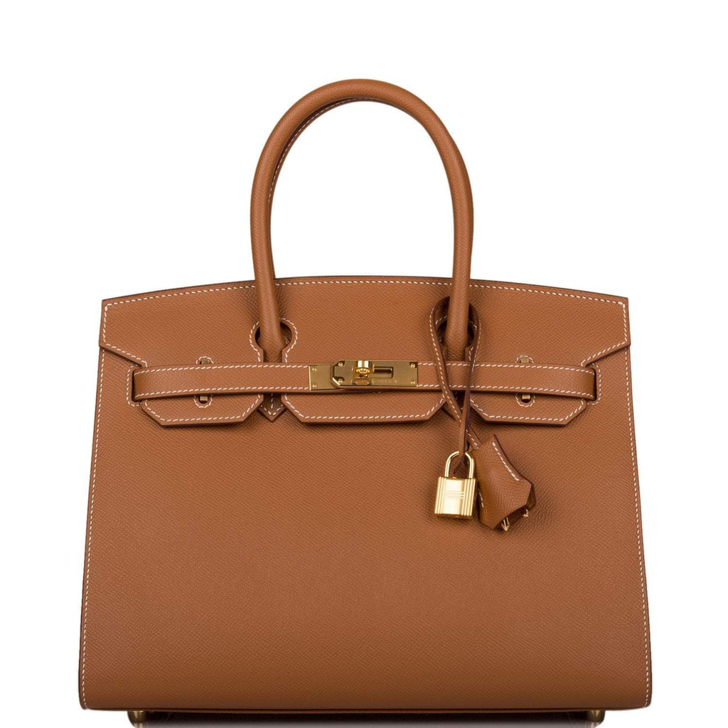 Hermes Birkin Sellier 30 Gold Epsom Gold Hardware - Exclusu