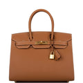 Hermes Birkin Sellier 30 Gold Epsom Gold Hardware - Exclusu