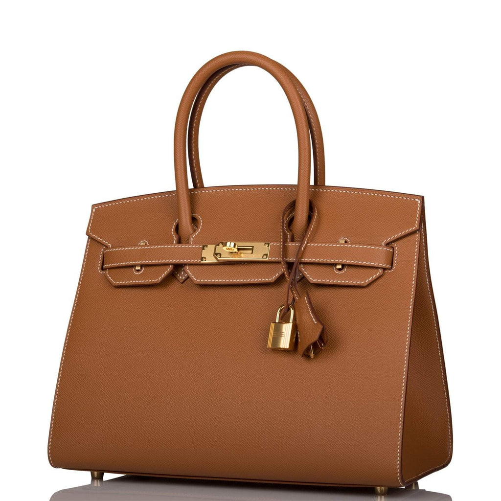 Hermes Birkin Sellier 30 Gold Epsom Gold Hardware - Exclusu