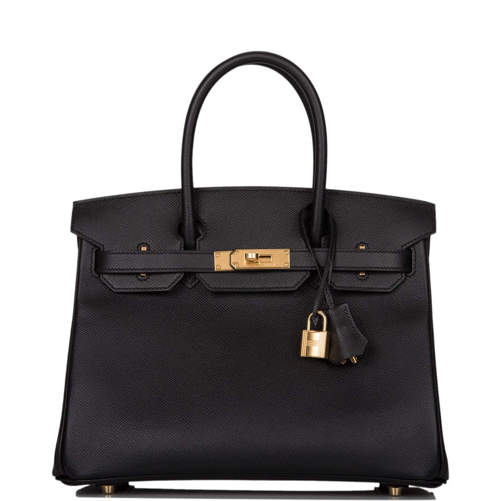 Hermes Black Epsom Birkin 30cm Gold Hardware - Exclusu