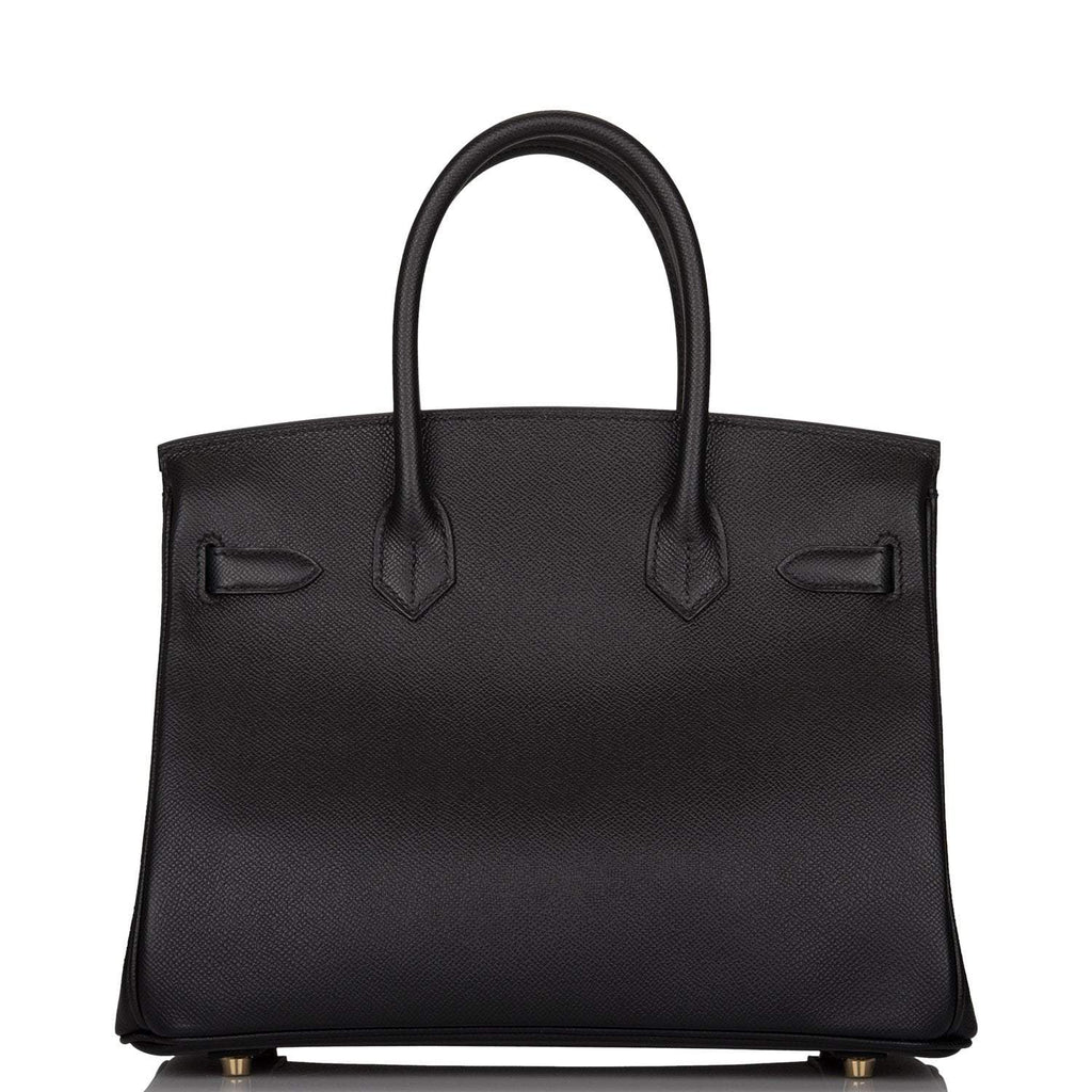 Hermes Black Epsom Birkin 30cm Gold Hardware - Exclusu