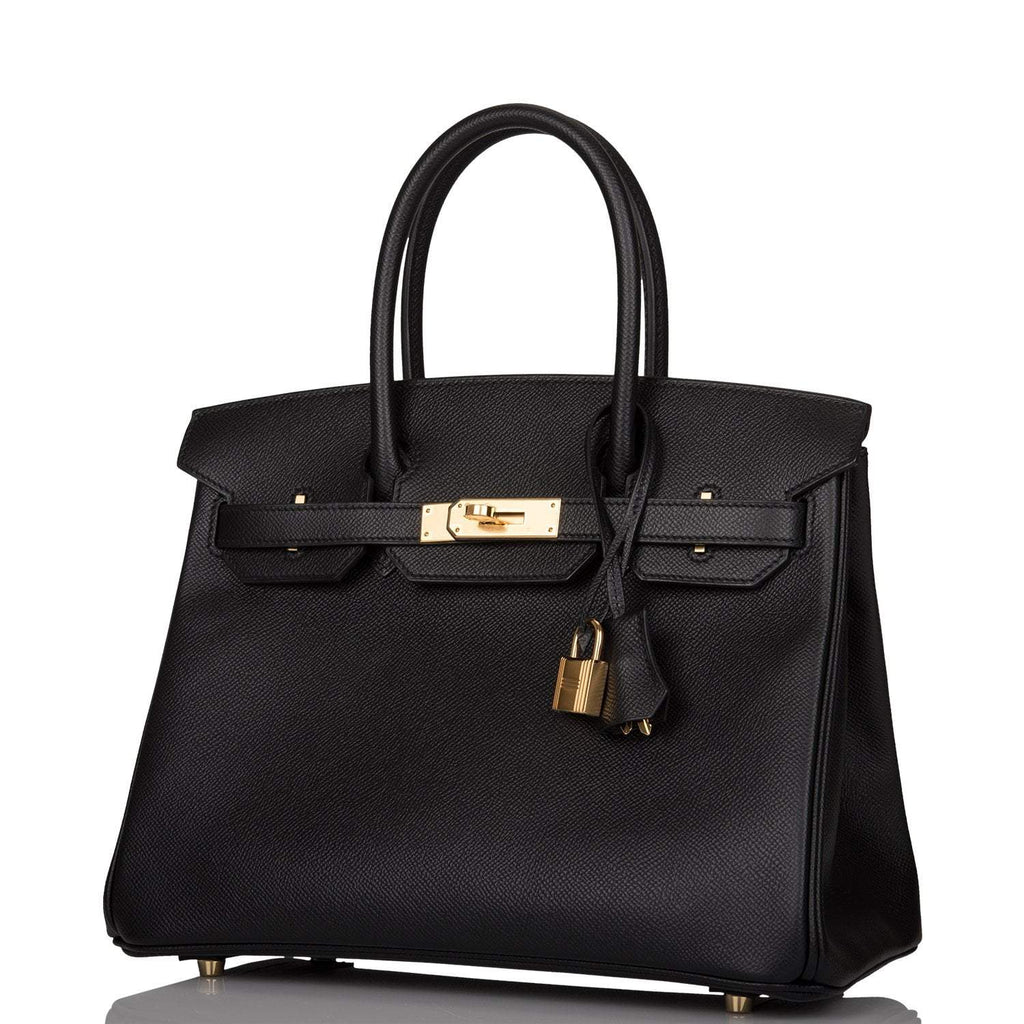 Hermes Black Epsom Birkin 30cm Gold Hardware - Exclusu
