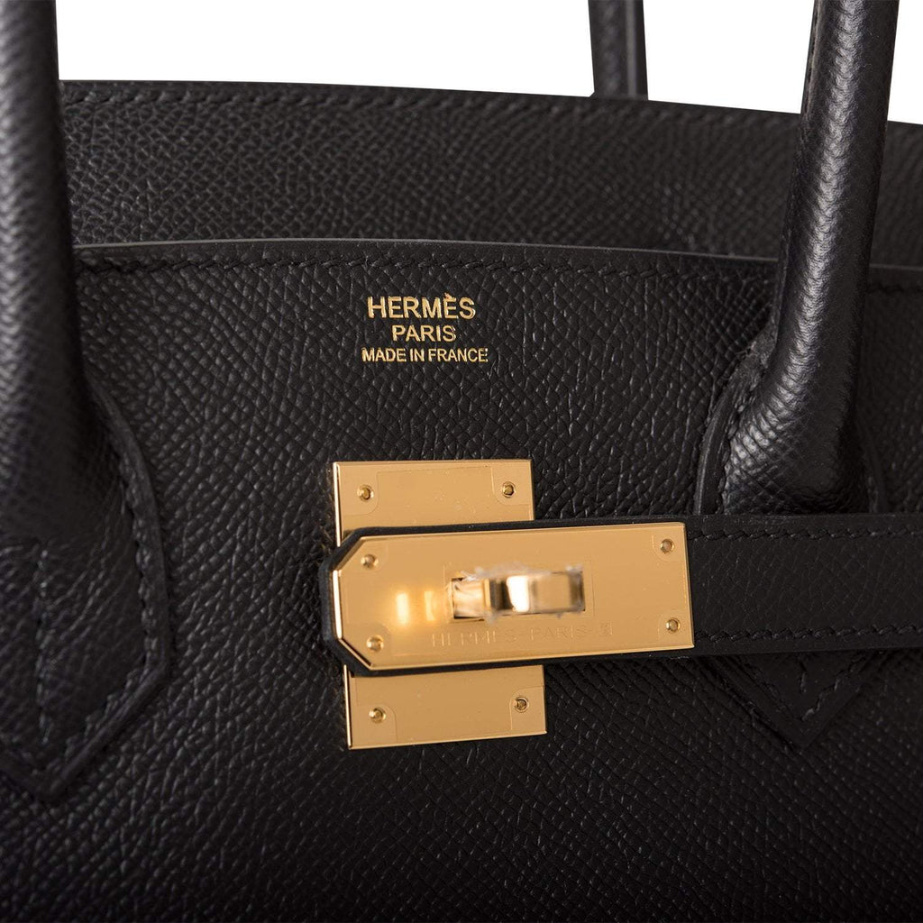 Hermes Black Epsom Birkin 30cm Gold Hardware - Exclusu