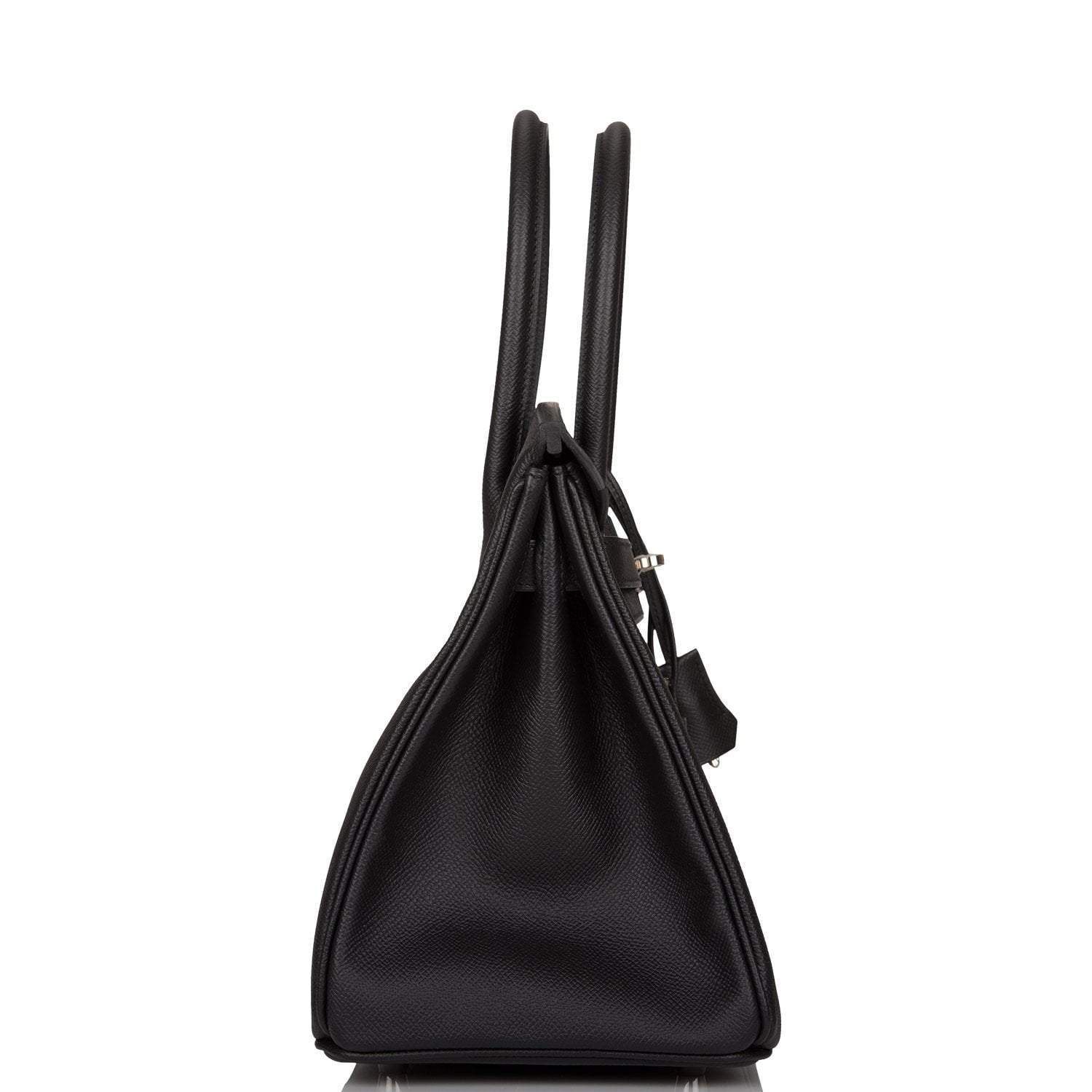 Hermes Black Epsom Birkin 30cm Palladium Hardware - Exclusu