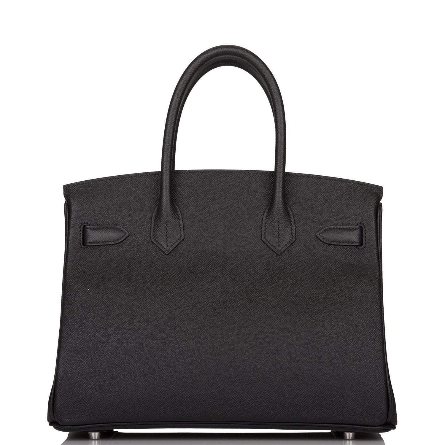 Hermes Black Epsom Birkin 30cm Palladium Hardware - Exclusu