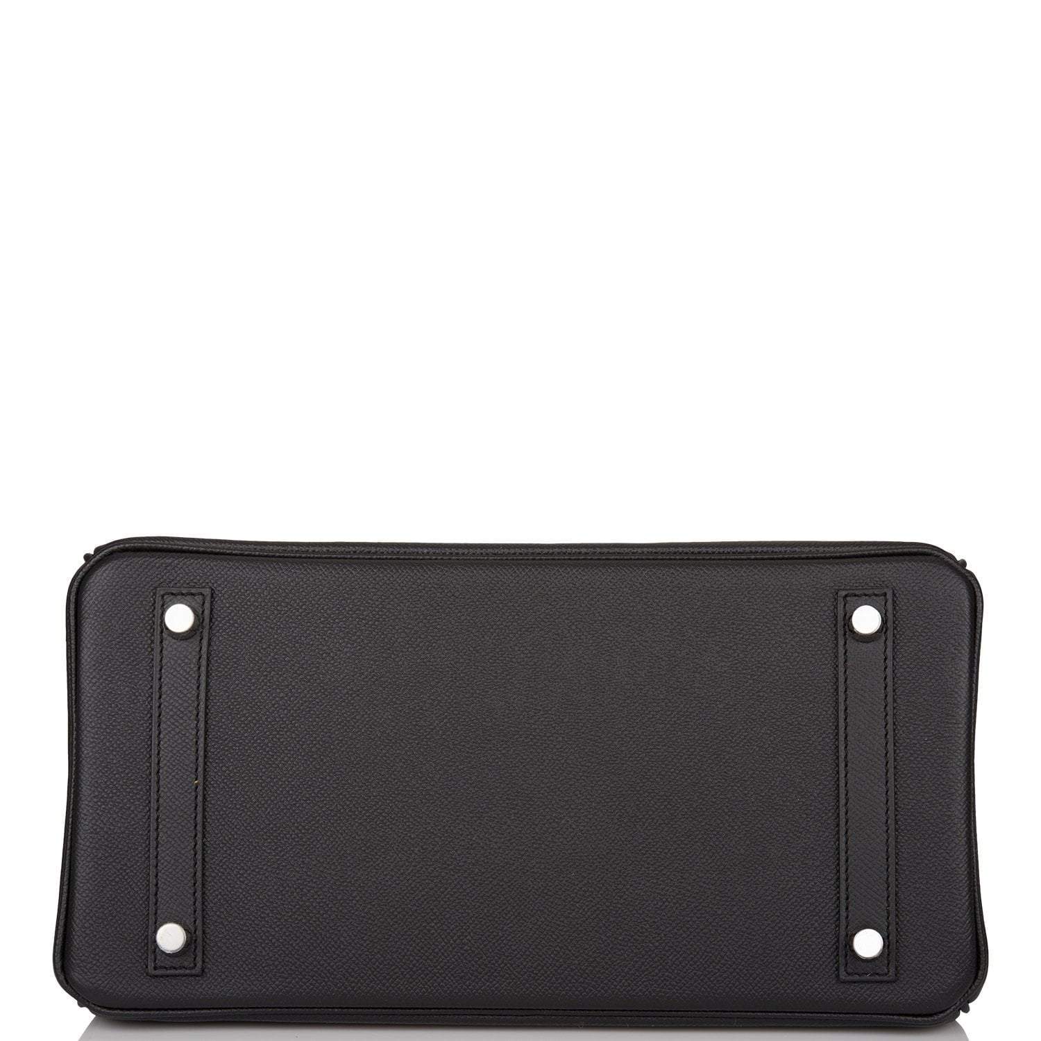 Hermes Black Epsom Birkin 30cm Palladium Hardware - Exclusu