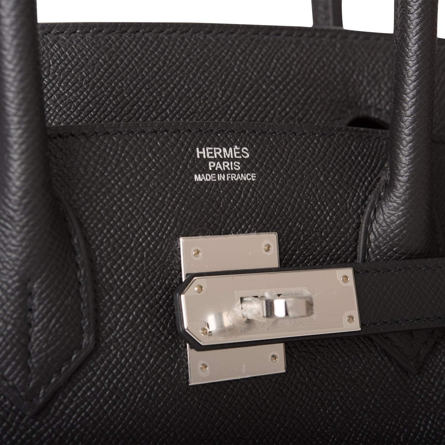 Hermes Black Epsom Birkin 30cm Palladium Hardware - Exclusu