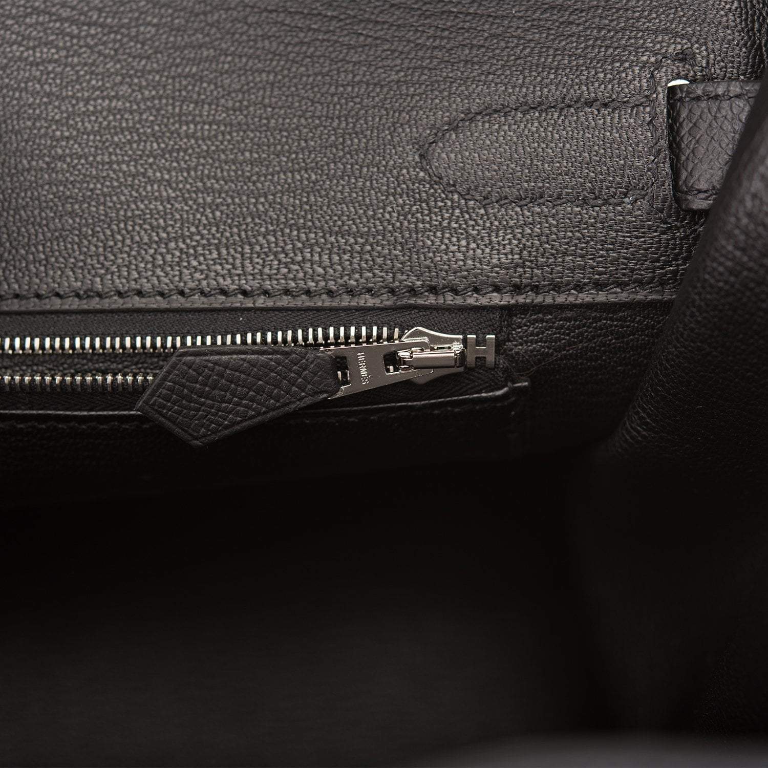 Hermes Black Epsom Birkin 30cm Palladium Hardware - Exclusu