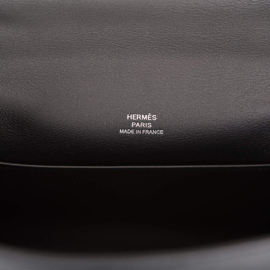 Hermes Black Swift Mini Kelly Pochette Palladium Hardware - Exclusu