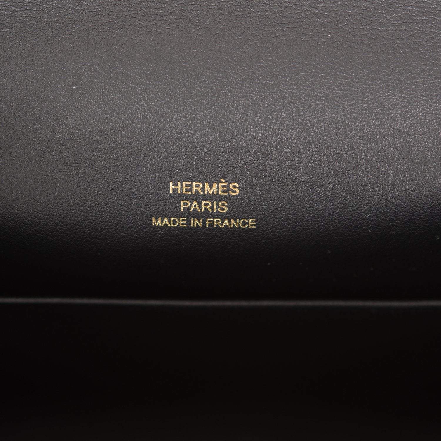 Hermes Black Swift Mini Kelly Pochette Rose Gold Hardware - Exclusu