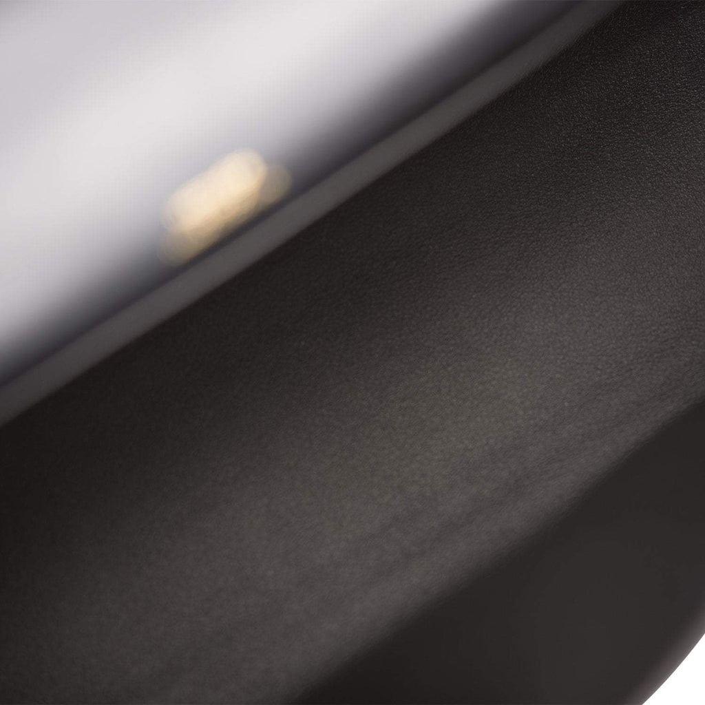 Hermes Black Swift Mini Kelly Pochette Rose Gold Hardware - Exclusu