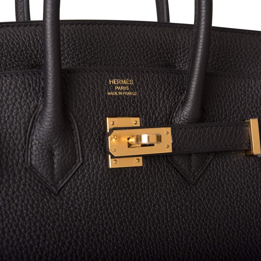 Hermes Black Togo Birkin 25cm Gold Hardware - Exclusu