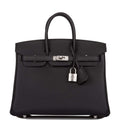 Hermes Black Togo Birkin 25cm Palladium Hardware - Exclusu
