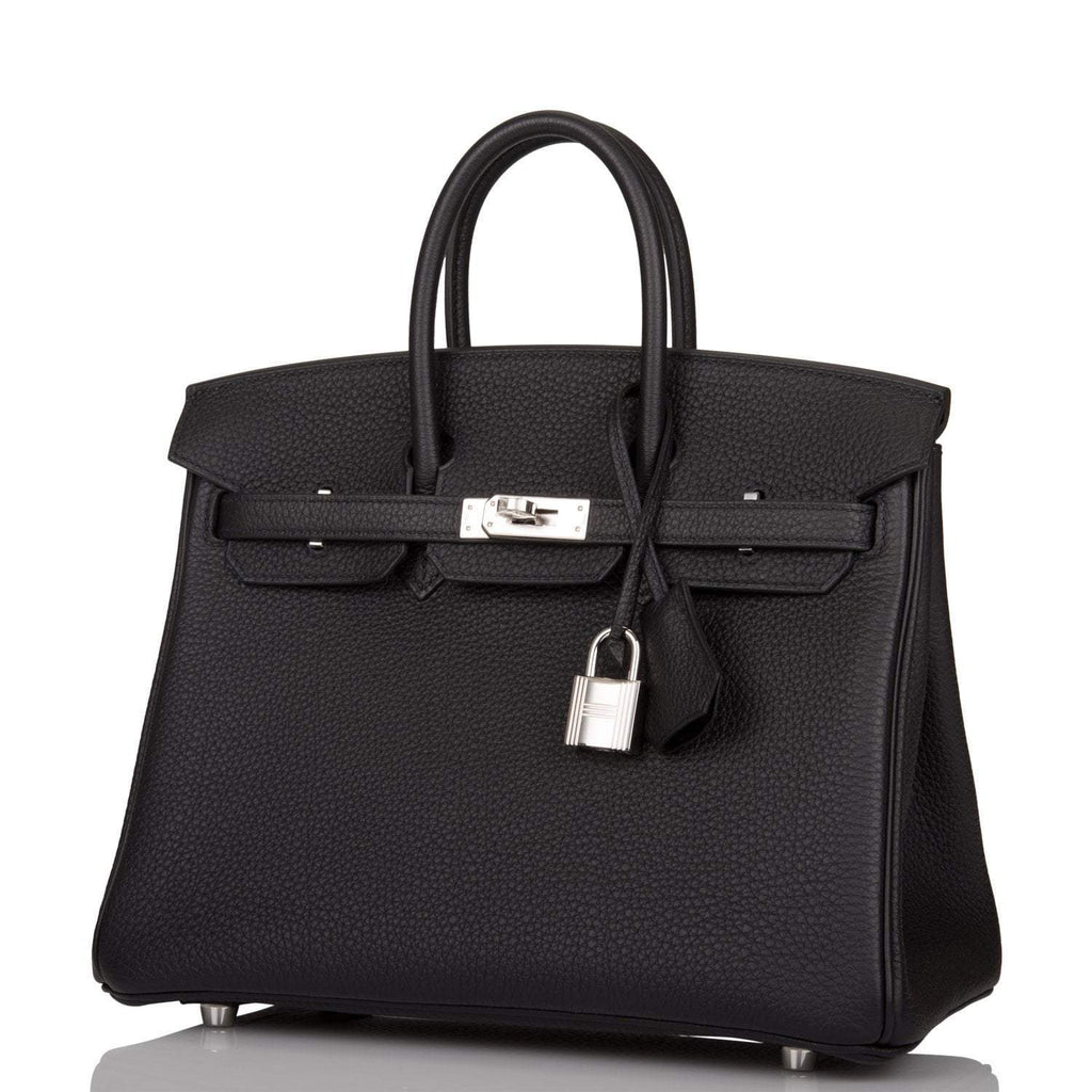 Hermes Black Togo Birkin 25cm Palladium Hardware - Exclusu