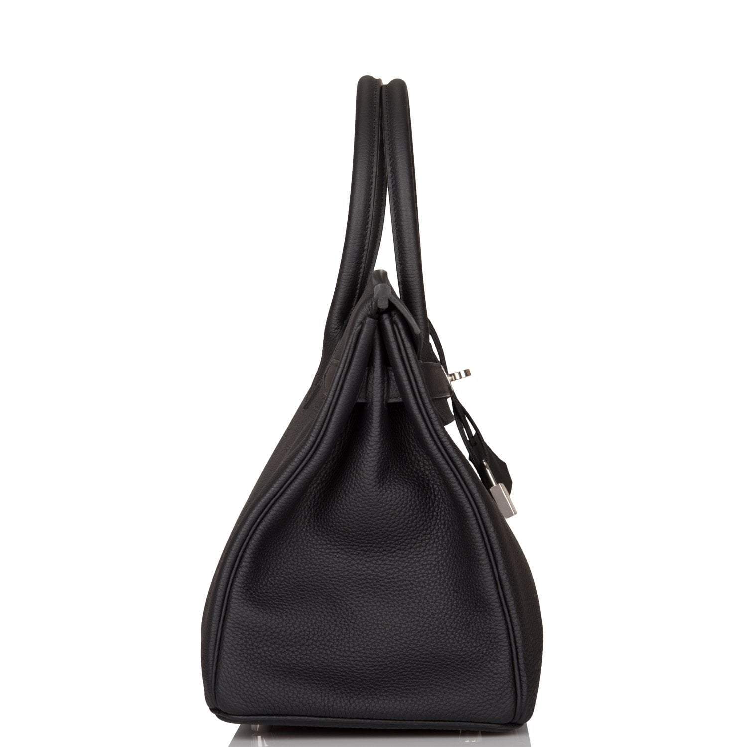Hermes Black Togo Birkin 30cm Palladium Hardware - Exclusu
