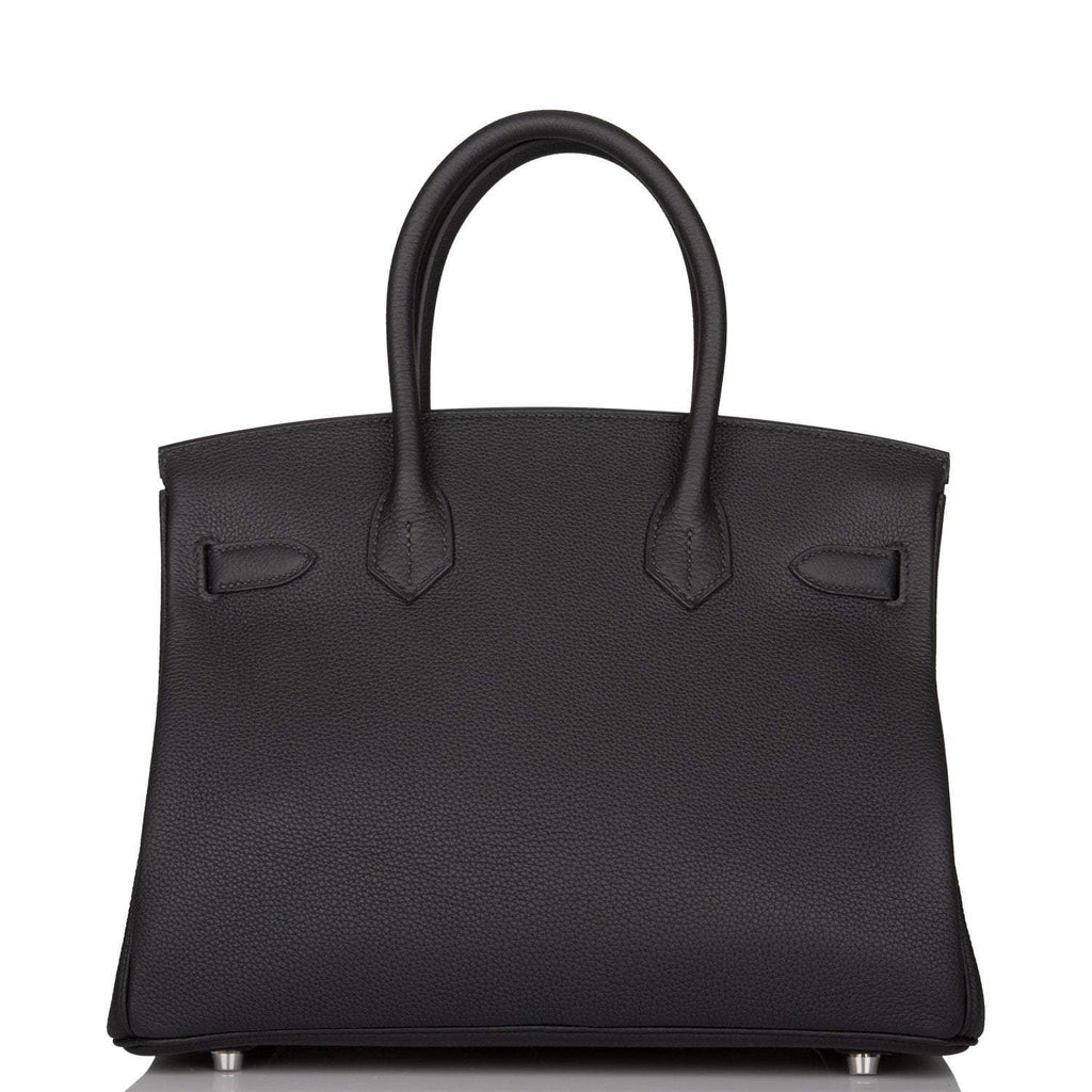 Hermes Black Togo Birkin 30cm Palladium Hardware - Exclusu