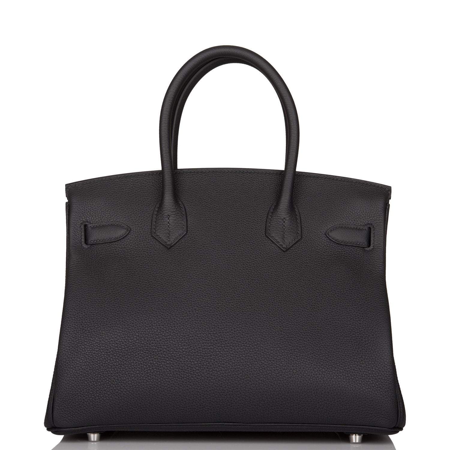 Hermes Black Togo Birkin 30cm Palladium Hardware - Exclusu