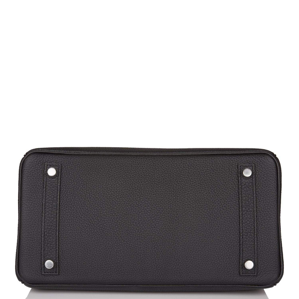 Hermes Black Togo Birkin 30cm Palladium Hardware - Exclusu